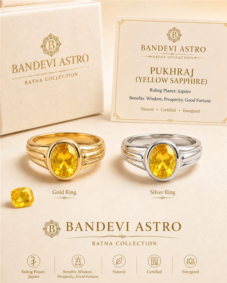 Pukhraj Ring / Yellow Sapphire Ring reference ring image