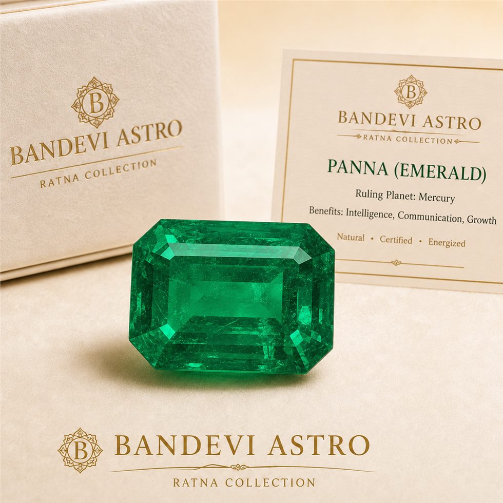 Emerald / Panna loose stone reference image