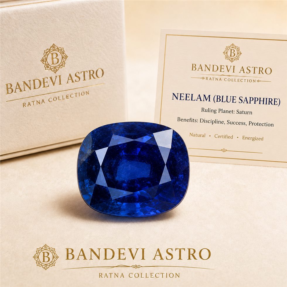 Blue Sapphire / Neelam loose stone reference image