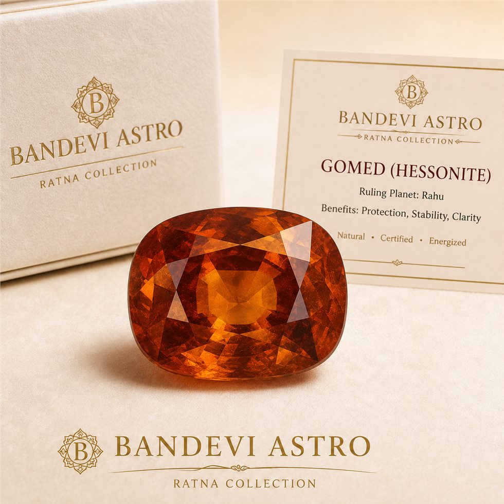 Hessonite / Gomed loose stone reference image